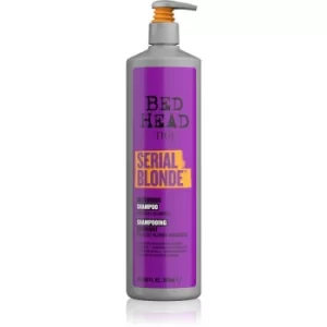 image of TIGI Bed Head Serial Blonde Restoring Shampoo for Blonde Hair 970ml