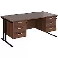 Image of Dams International Desk MC16P33KW 1,600 x 800 x 725 x 800 - 990 mm