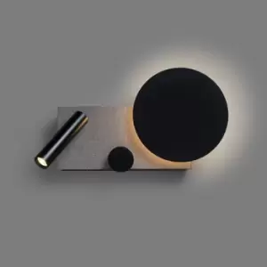 Image of Faro Barcelona Klee LED Reading Light - Textured Grey