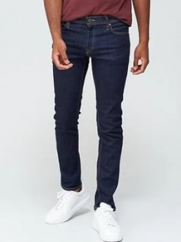 image of Jack & Jones Glenn Original Slim Fit Jeans - Rinse , Rinse, Size 28, Inside Leg Short, Men