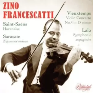 image of Zino Francescatti Plays Vieuxtemps/Lalo/Saint-Saens/Sarasate by Henri Vieuxtemps CD Album