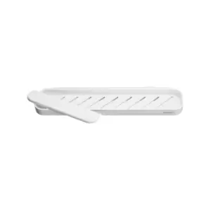 Image of Brabantia MindSet Shower Shelf with Squeegee - White