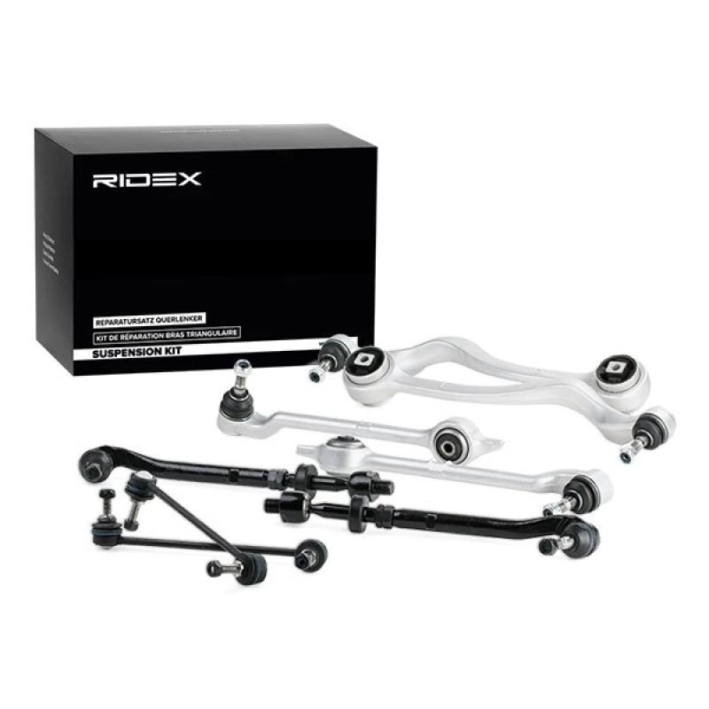 Image of RIDEX 772S0238 Control arm repair kit Front axle both sides, Control Arm Aluminium Suspension Kit (772)