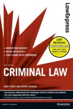 Image of Criminal Law by Emily Finch Paperback