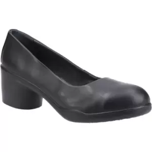 Image of Amblers Womens/Ladies AS607 Brigitte Leather Safety Shoes (4 UK) (Black)