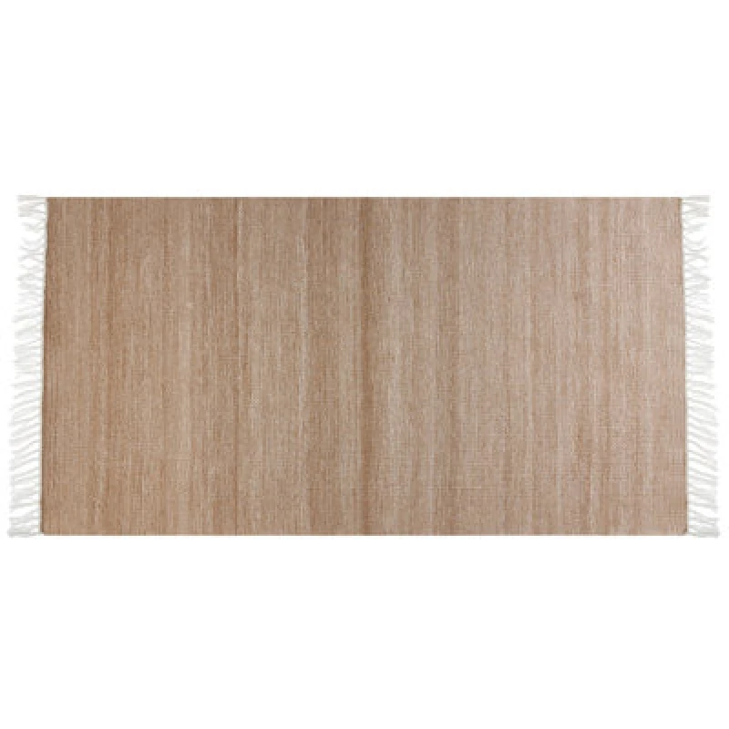 Image of Beliani Rug Malhia Sand Beige 80 X 150 Cm