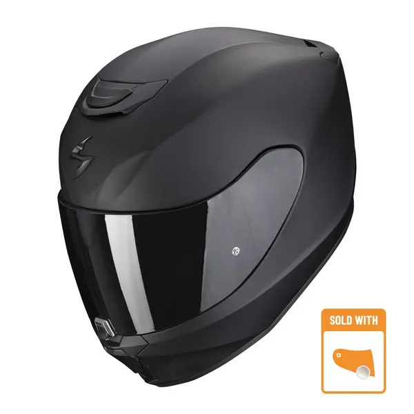 Scorpion Exo-391 Solid Matt Black Full Face Helmet Size M