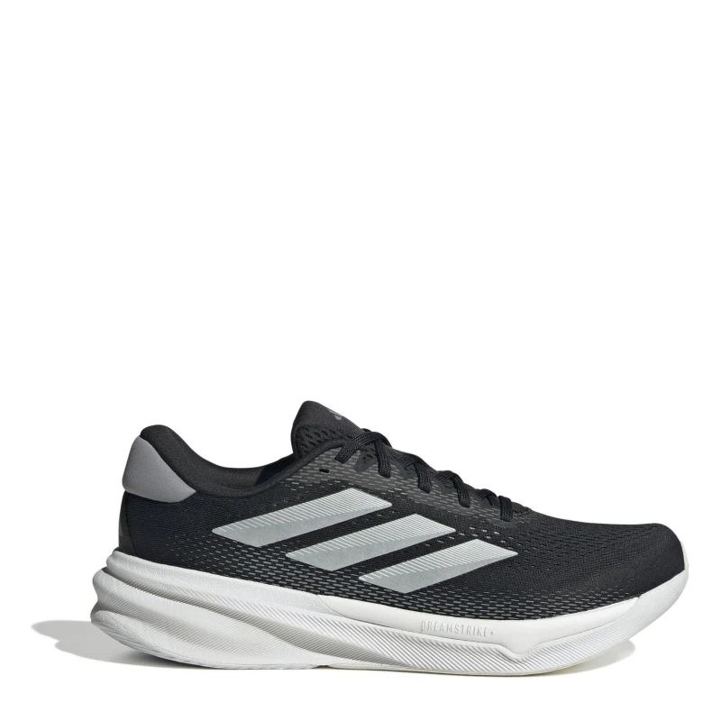 Image of adidas Supernova Stride 2 Running Trainers Adults Everyday Neutral Road Running Shoes 7 (40.7) Black 21220903270