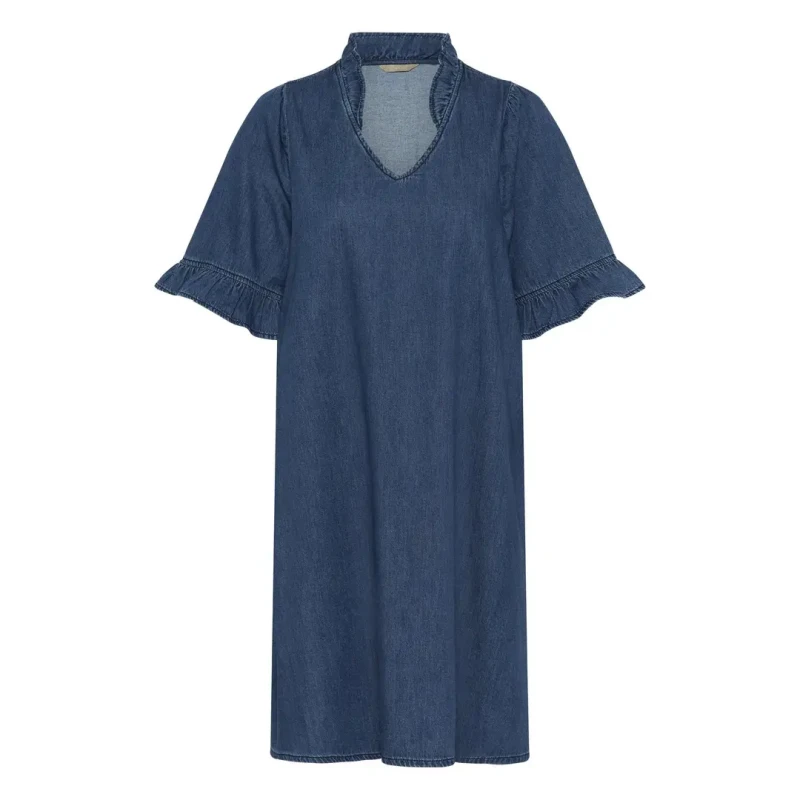 Image of culture Womens dress CULTURE Lava Arpa Bleu Female M