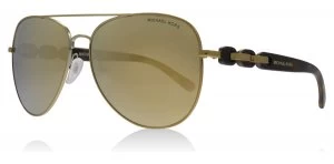 image of Michael Kors Pandora Sunglasses Gold-Tone 11297P 58mm