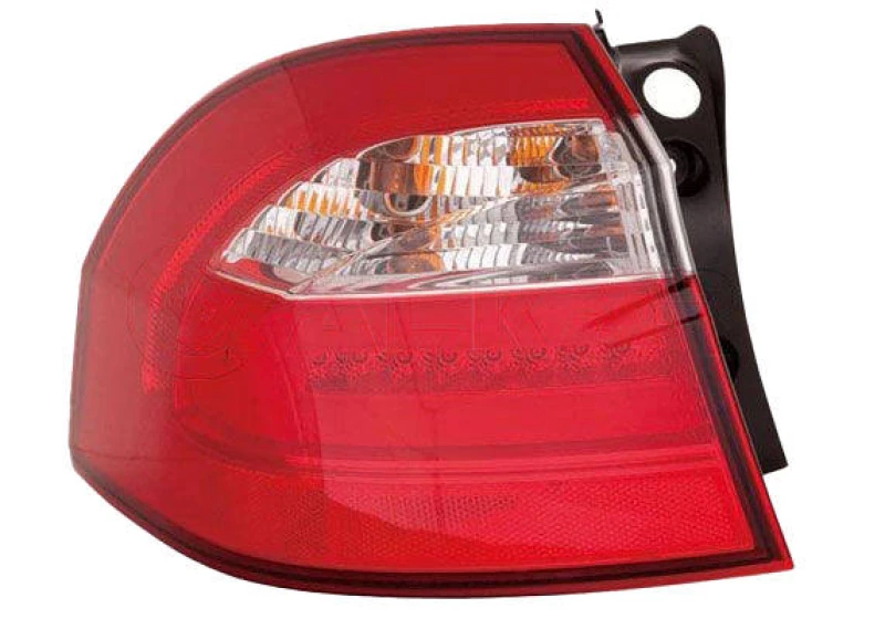 Image of ABAKUS 223-1957L-AE Rear light Outer section, Left, PY21W, with bulbs Combination Rearlight (391)