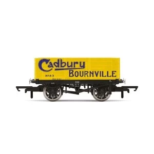 Image of Hornby 6 Plank Wagon 'Cadbury Bournville' No. 83 Era 2 Model Train