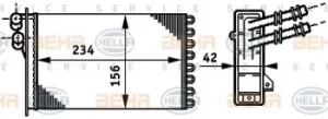 Image of Radiator Heat Exchanger 8FH351311-021 by BEHR