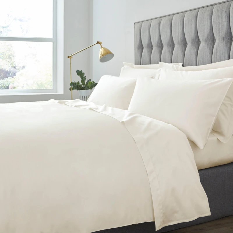 Image of Hotel Collection Hotel 500TC Egyptian Cotton Square Pillowcase - Cream Cream One Size