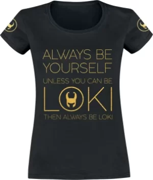 Image of Loki Always Be Yourself T-Shirt black
