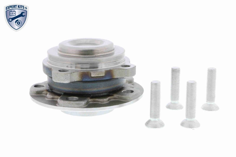 Image of VAICO V20-9764 Wheel bearing kit with fastening/mounting material, Front Axle Wheel Bearing Kit (654)