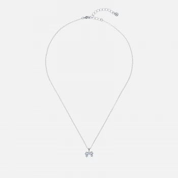 Image of Ted Baker Womens Petrae: Petite Bow Pendant - Silver