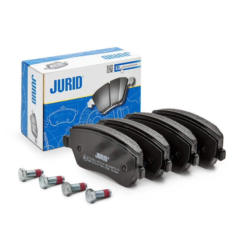 Image of JURID 573125J Brake pad set not prepared for wear warning indicator, with accessories Brake Pad Set,disc brake (402)