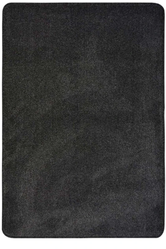 Image of THE RUGS Relay Collection Low Pile Rug in Charcoal Size: 140cm x 200cm Charcoal Unisex 140cm x 200 cm