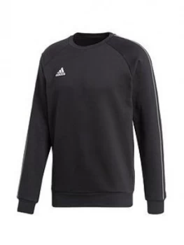 Image of Adidas Core 18 Sweat Top - Black