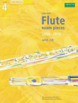 Image of Selected Flute Exam Pieces 2008-2013 Grade 4 Book