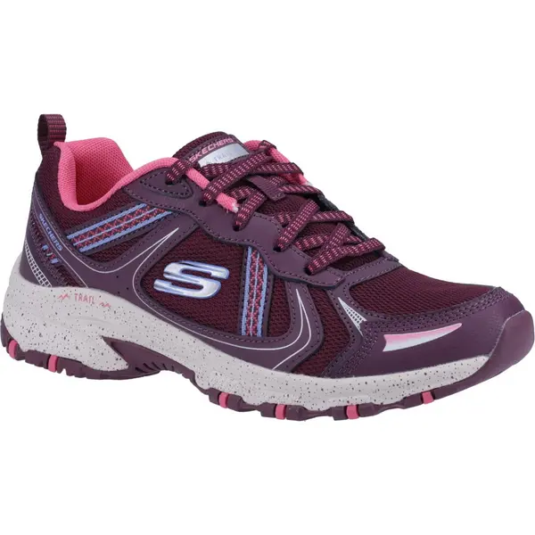 Image of Skechers Womens Hillcrest Lace Up Walking Hiking Shoes Trainers - UK 4
