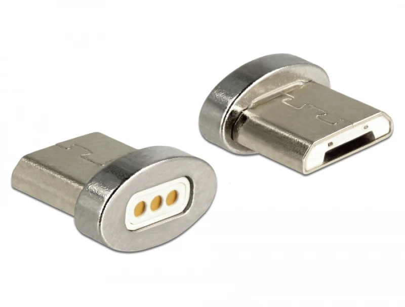 Image of DeLOCK 65929 cable gender changer USB Type Micro-B magnet interface Si