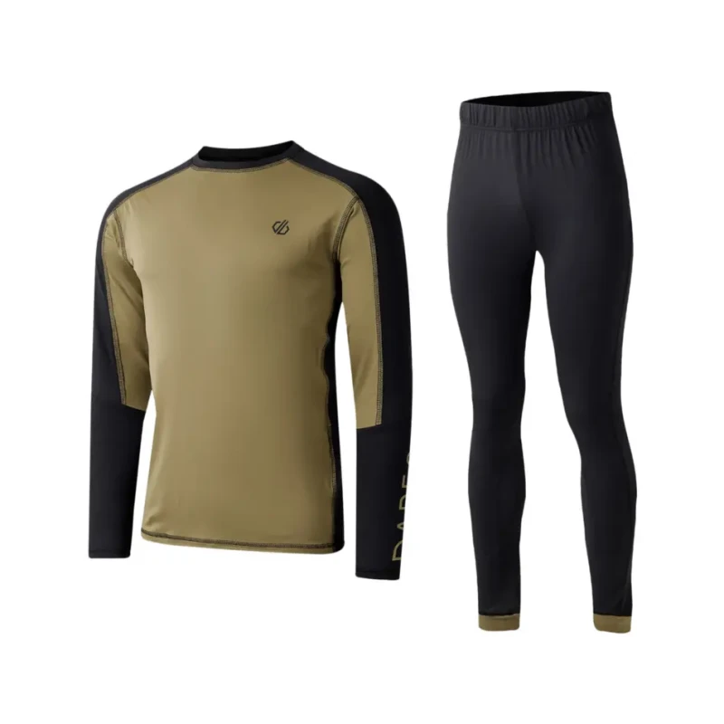 Image of Dare 2b Dare 2b Men Exchange Iii Ski Base Layer Set in True Black Size: X-Small True Black XS Male 5063516189701