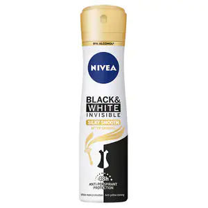 image of Nivea Black and White Silky Smooth Deodorant 150ml