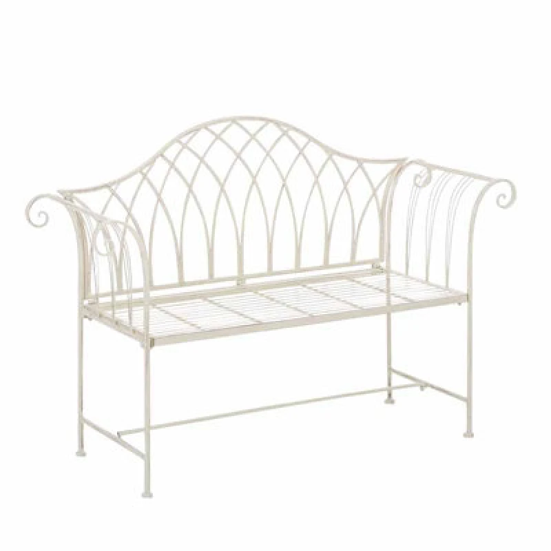 Image of Ascalon Kings Garden Bench - L142 X W40 X H94cm - Cream