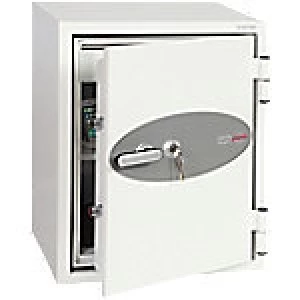 Image of Phoenix Fireproof Safe FS0441K White 500 x 500 x 720 mm