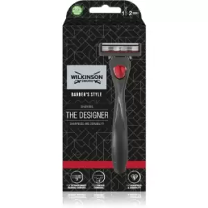 image of Wilkinson Sword Barbers Style The Architect Shaver + 2 Replacement Heads