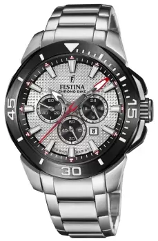 Image of Festina F20641/1 Chrono Bike 2022 Silver Dial / Stainless Watch
