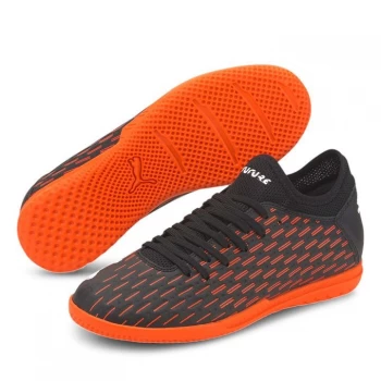 Image of Puma Future 6.4 Junior Indoor Football Trainers - Black/Orange