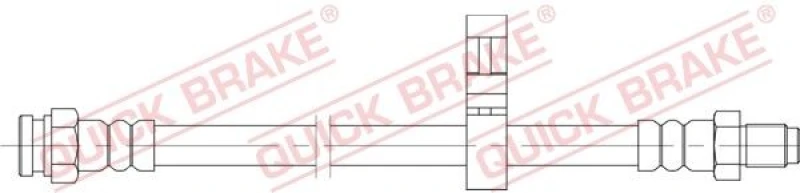 Image of QUICK BRAKE Brake hose QUICK BRAKE 32.128