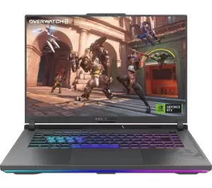 Image of ASUS ROG Strix G16 16" Gaming Laptop - Intel Core i9, RTX 4070, 1TB SSD, Black,Green