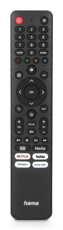 Image of Hama Hama 00221067 remote control IR Wireless TV Press buttons 00221067