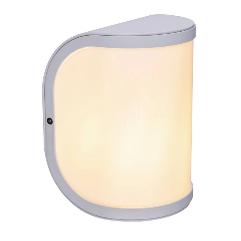 Image of Netlighting Segga Outdoor Flush Wall Lamp White IP44 1x E27 White Unisex