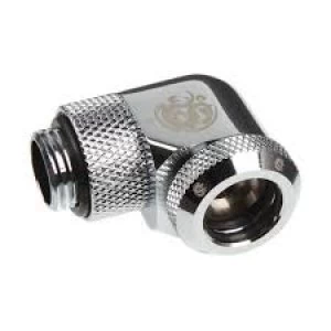 Image of Bitspower Silver Shining Enhance Rotary G1/4" 90-Degree Multi-Link Adapter For OD 12MM