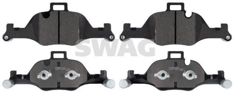 Image of SWAG Brake pad set SWAG 33 10 7624