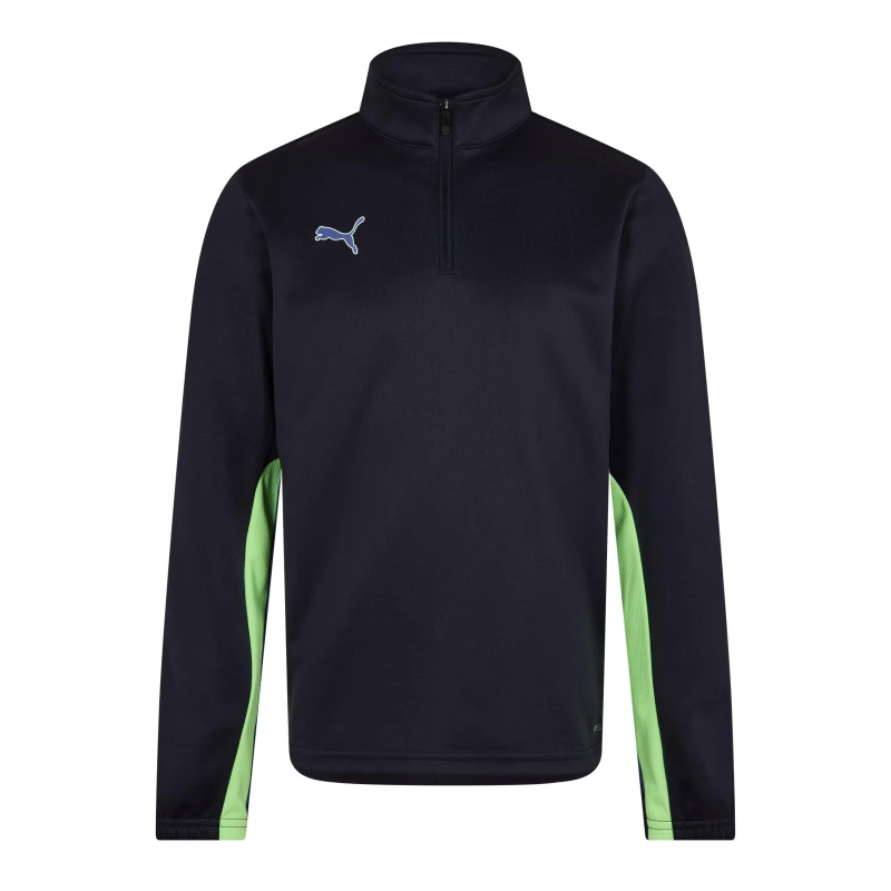 Image of Puma Finesse Performance Quarter Zip Drill Top Junior - Blue Blue 13 - 14 Years