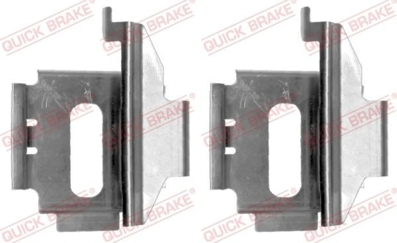 Image of QUICK BRAKE Brake pad fitting kit QUICK BRAKE 109-1282
