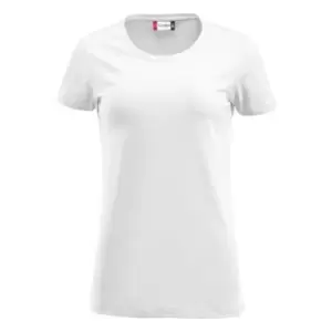 Image of Clique Womens/Ladies Carolina T-Shirt (S) (White)