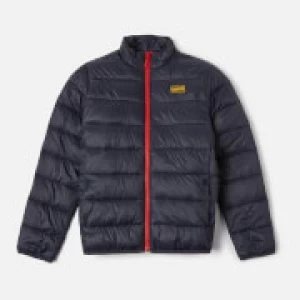 Image of Barbour International Boys' Reed Quilted Jacket - Navy/Lava - XXL