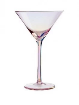 image of Premier Housewares Frosted Deco Martini Glass Set Of 2