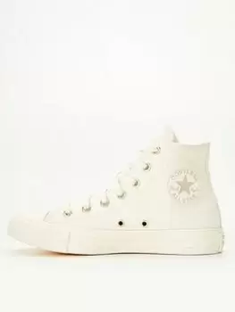 Converse Chuck Taylor All Star Hi, White, Size 4, Women