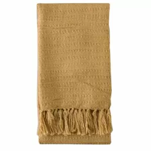 Image of Crossland Grove Acrylic Textured Throw Sand 1300x1700mm
