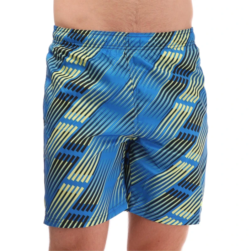 Image of Speedo Allover Print Short - Blue Blue XS