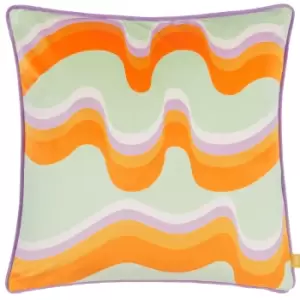 Image of Amelie Waves Cushion Multicolour, Multicolour / 43 x 43cm / Polyester Filled