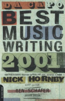 Image of Da Capo Best Music Writing 2001 by Ben Schafer Book